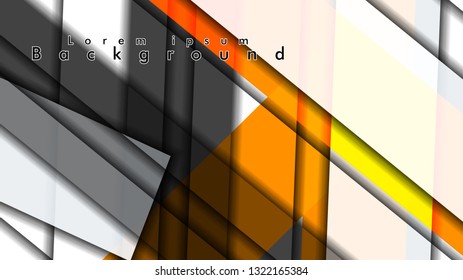 Abstract vector background design Rectangular tube element vector background 3d. Vector EPS 10. Vector illustration