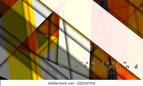 Abstract vector background design Rectangular tube element vector background 3d. Vector EPS 10. Vector illustration