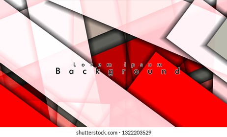Abstract vector background design Rectangular tube element vector background 3d. Vector EPS 10. Vector illustration