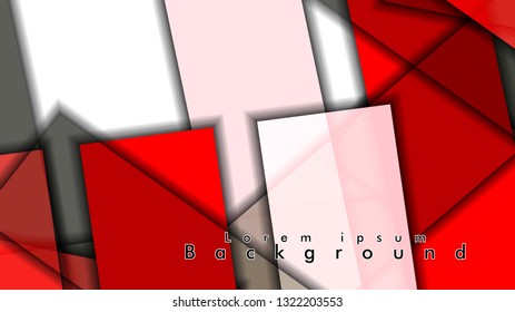 Abstract vector background design Rectangular tube element vector background 3d. Vector EPS 10. Vector illustration