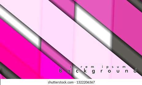 Abstract vector background design Rectangular tube element vector background 3d. Vector EPS 10. Vector illustration