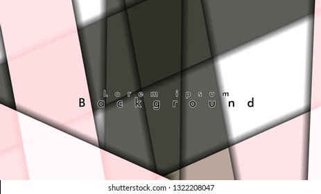 Abstract vector background design Rectangular tube element vector background 3d. Vector EPS 10. Vector illustration