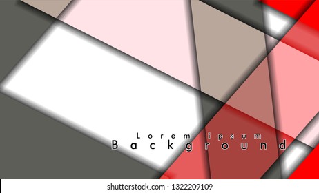 Abstract vector background design Rectangular tube element vector background 3d. Vector EPS 10. Vector illustration
