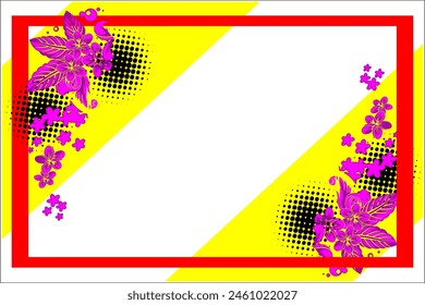 abstract vector background design with unique leaf patterns and spots