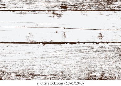 Abstract vector background for design use. Distressed overlay wooden texture - Vector.