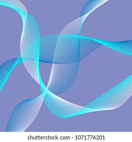 Abstract vector background for design, abstract vector waves
