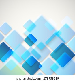 Abstract vector background of different color squares. Design concept