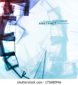 Abstract vector background, digital art illustration eps10.