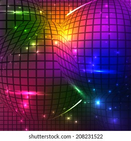 Abstract vector background. Disco. EPS 10. 