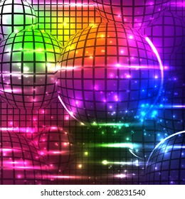 Abstract vector background. Disco. EPS 10. 