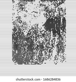 Abstract vector background. Distressed overlay. Grunge halftone stipple texture. Dotted surface.