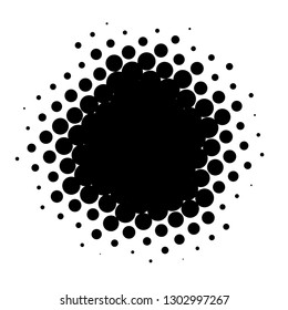 Abstract vector background. Dotted pattern. Template for graphic designs. Halftone effect