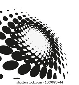 Abstract vector background. Dotted pattern. Template for graphic designs. Halftone effect