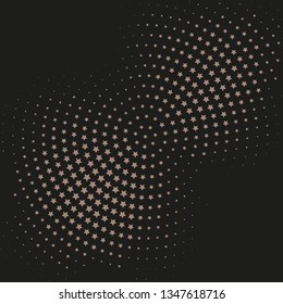 Abstract vector background. Dotted pattern. Template for graphic designs. Halftone effect. Star symbols