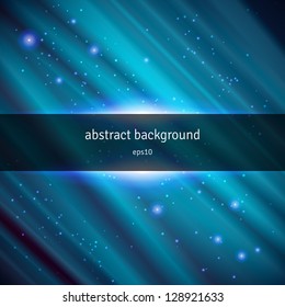 Abstract vector background. Drapery satin decorated with stars.