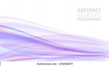 Abstract vector background with dynamic colorful waves. Modern color abstract background with blue wave curves. Vector template for website