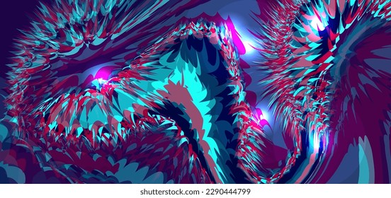 Abstrakter Vektorhintergrund. dynamische Formen 