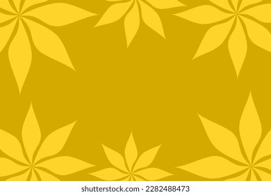 Abstract vector background with empty space for text or message surrounded by beautiful leaves
