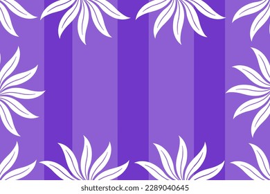 Abstract vector background with empty space for text or message surrounded by beautiful leaves