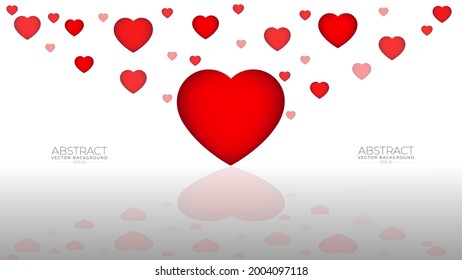 abstract vector background eps 10 vector harts love valentine