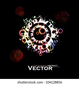 Abstract vector background eps10, colorful bubble, creative dynamic element.