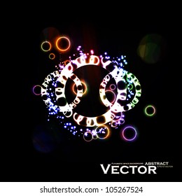 Abstract vector background eps10, colorful bubble, creative dynamic element.