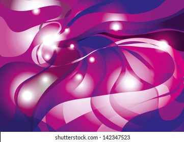 abstract vector background, fairytale lights