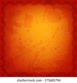 Abstract vector background with fancy frame