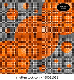Abstract vector background. Fancy pixel squares. Elegant pattern for design.