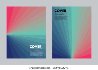 Abstract vector background featuring modern design with lines and gradient stripes shades of red into dark blue, seamlessly blending together. For cover, posters, digital media.