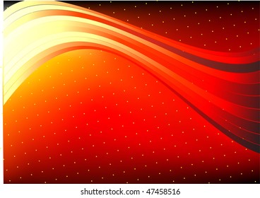 abstract vector background fire waves