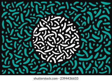  abstract vector background flat line shape pattern design element