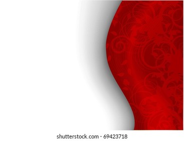 abstract vector background with flower pattern