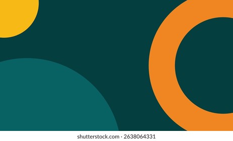 Abstract vector background with flowing circles, a perfect design illustration or web template