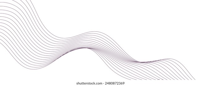 Abstract vector background with flowing waves. EPS10
