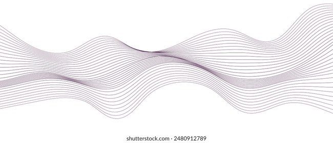 Fondo de Vector Abstractas con olas que fluyen. EPS10
