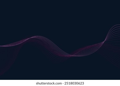 Abstract vector background with flowing waves. EPS10