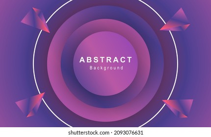 Abstract vector background forming colorful circles