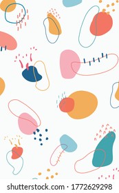 Abstract vector background. free form shapes.