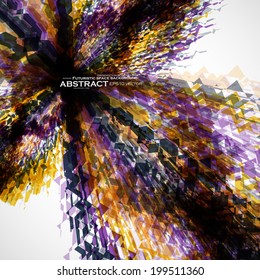 Abstract vector background, futuristic art illustration eps10