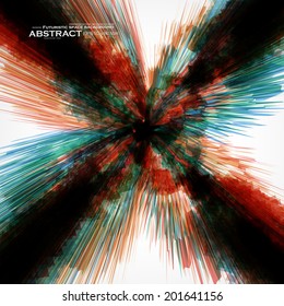 Abstract vector background, futuristic art illustration eps10