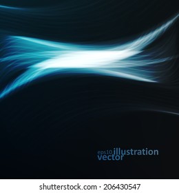Abstract vector background, futuristic art illustration eps10