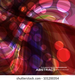 Abstract vector background, futuristic colorful strip, stylish illustration eps10