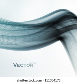 Abstract vector background, futuristic colorful wavy illustration eps10