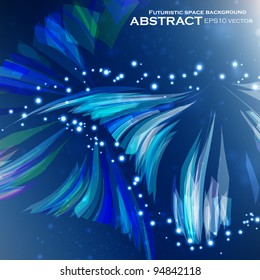 Abstract vector background, futuristic colorful strip, stylish illustration eps10