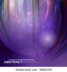 Abstract vector background, futuristic colorful strip, stylish illustration eps10