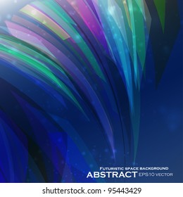 Abstract vector background, futuristic colorful strip, stylish illustration eps10