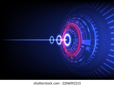 Abstract vector background of futuristic science technology ,Big data visualization, transformation innovation concept