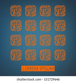 Abstract vector background. Futuristic style card. Elegant background for business presentations. Lines, point, planes in 3d space.