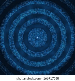 Abstract vector background. Futuristic style card. Elegant background for business presentations. Lines, point, planes in 3d space.